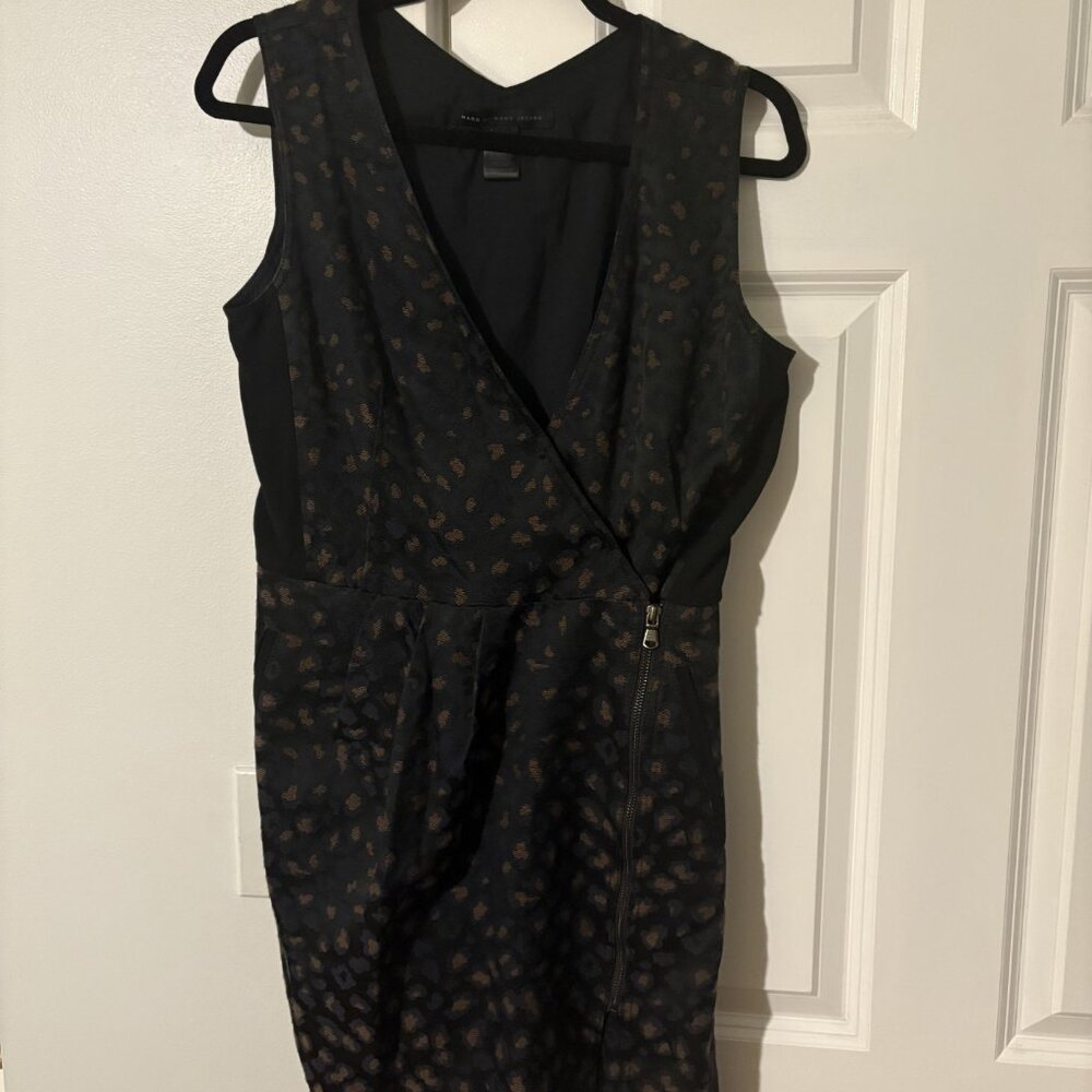 Marc by Marc Jacobs Small V Neck Leopard Print Dress